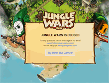 Tablet Screenshot of jungle-wars.com